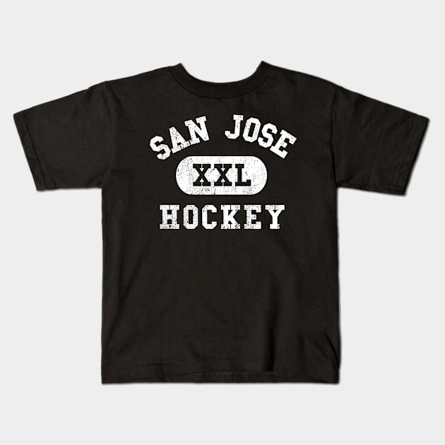 San Jose Hockey III Kids T-Shirt by sportlocalshirts